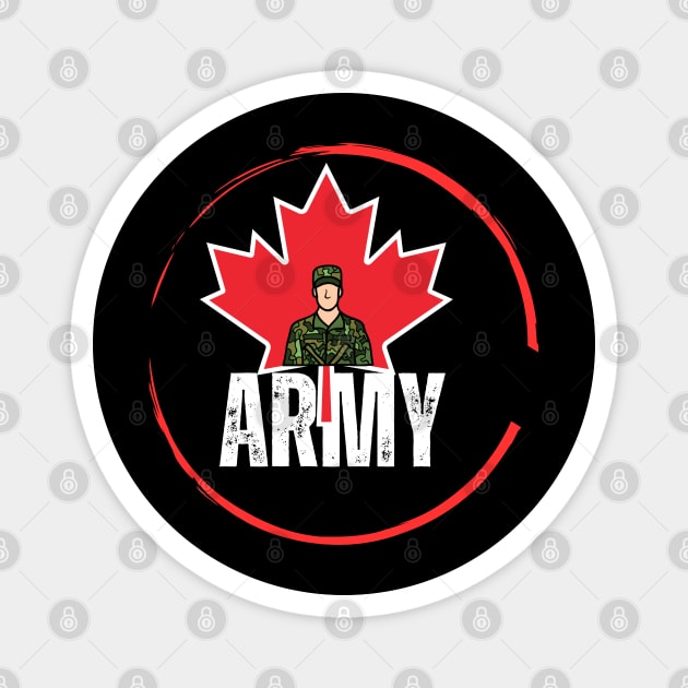 Canadian Army design 02 Magnet by Proway Design